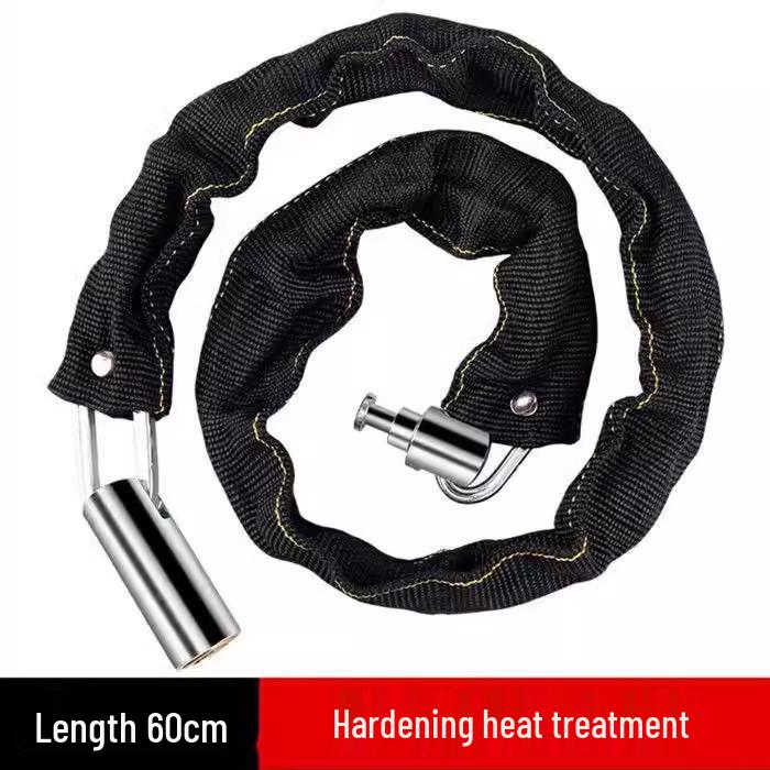 Heavy-Duty Anti-Theft Chain Lock for Bikes, Scooters, and Motorcycles