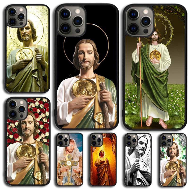 San Judas Phone Case For iPhone 17 Air 16 15 14 13 12 Pro Max Plus Max Cover Shell Coque