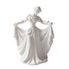 3D-gedruckte Tänzerfigur, Elegante Tanzmädchen-Statue mit fließendem Kleid, Ästhetische PLA-Kunstskulptur für Heimdekoration, Modern Minimalistisch