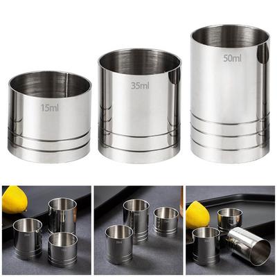 Barware Tools Measure Cup Cocktail Bar Jigger Drink 25ML/35ML/50ML