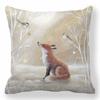 Peach Skin For Sofa Santa Claus Christmas Decor Tree Gift Pillow Pillowcase Cushion Cover Ornament