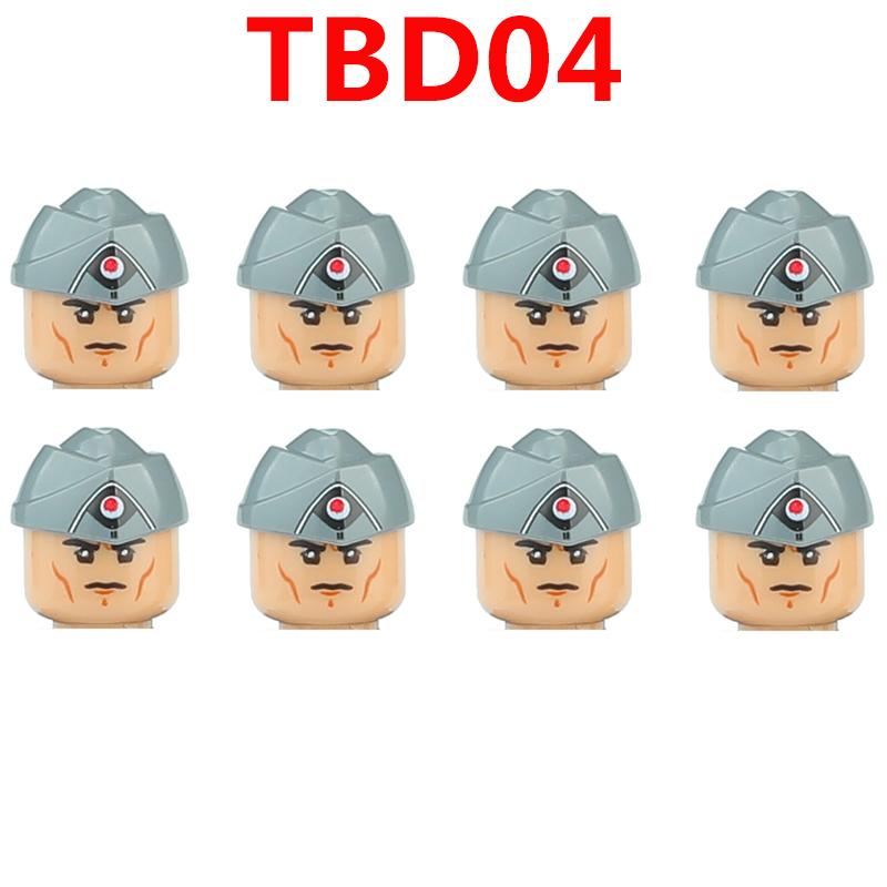WW2 Military German Soldiers Figures Building Blocks Army Infantry Warrior Gunner Armour Cannon Weapons Bricks Toys For Kids
