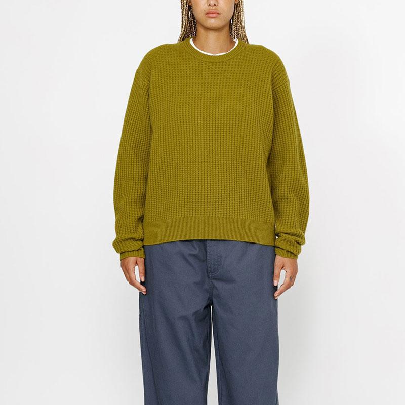 Stussy Waffle Knit Cashmere Crew 117257
