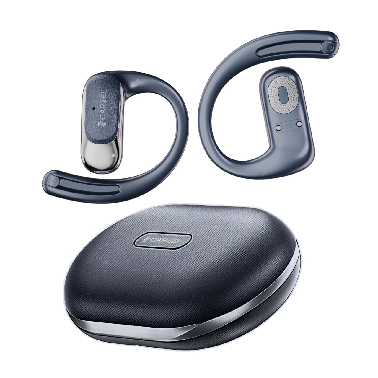 

2026 Open-Ear Earphones, Lightweight and Comfortable Fit, Bluetooth 5.4, Clear Highs and Deep Bass, Noise-Reducing Calls, 28 Hours of Playback Time,