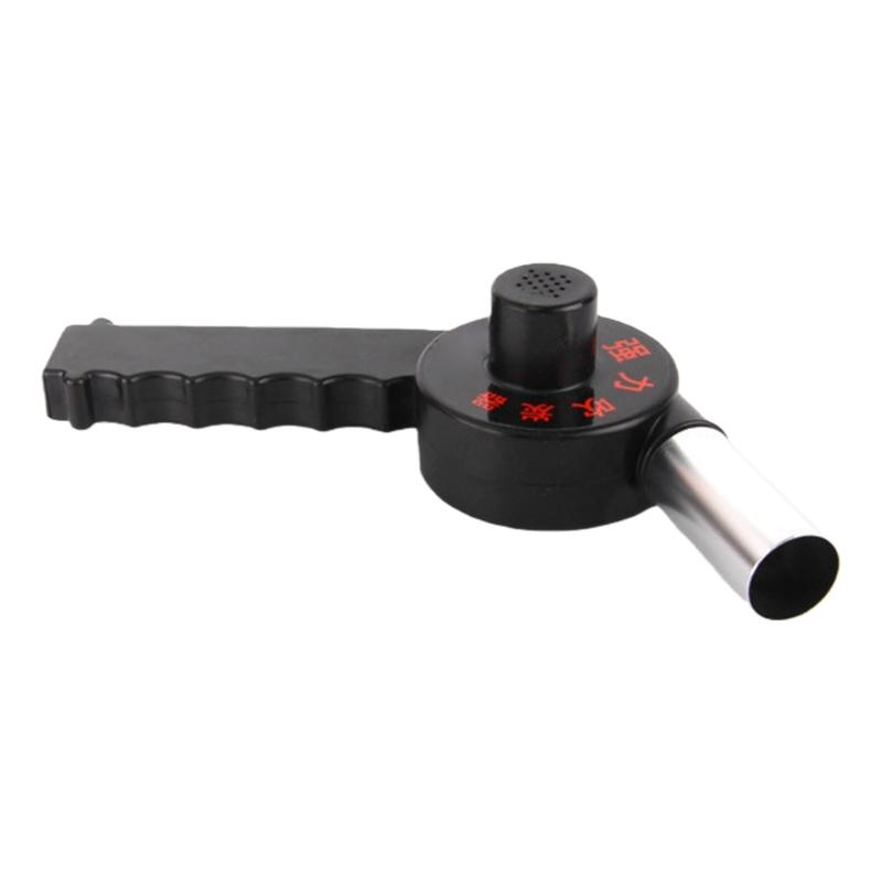 Small Electric BBQ Blower Fan with Variable Speed Controllers Barbecue Cooking Fan Air Blower for Camping