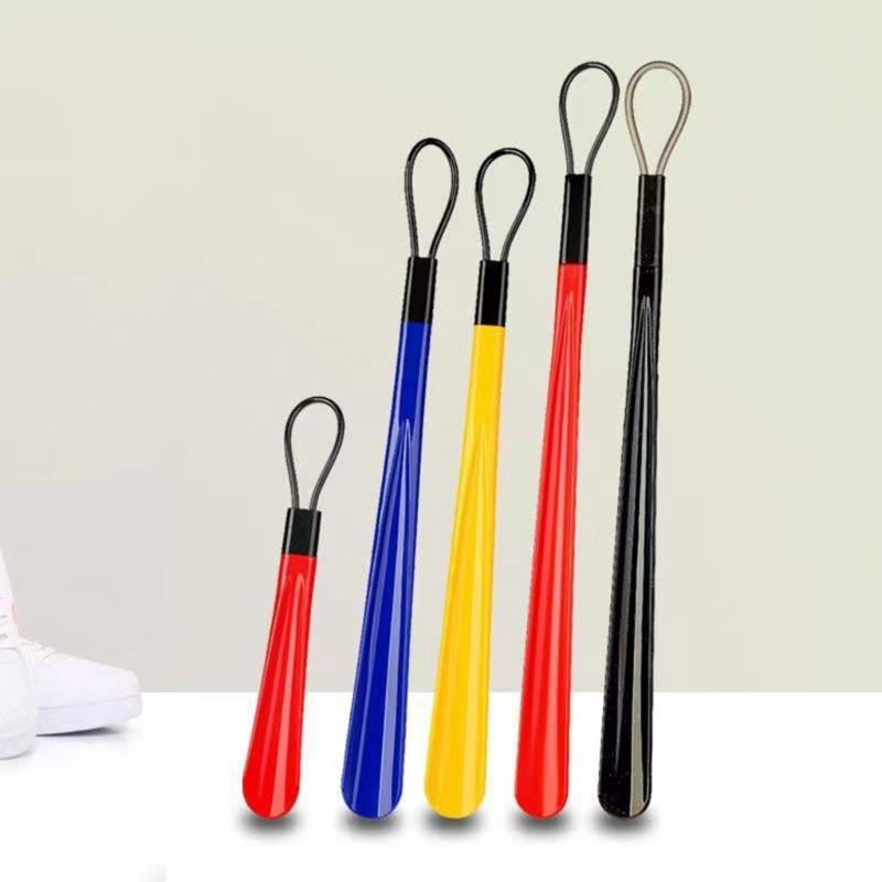 Portable Shoehorn Long ABS Shoehorn with Ergonomic Handle Shoe Horn Shoe Lifter for Various Boot Shoe Sneakers Heels