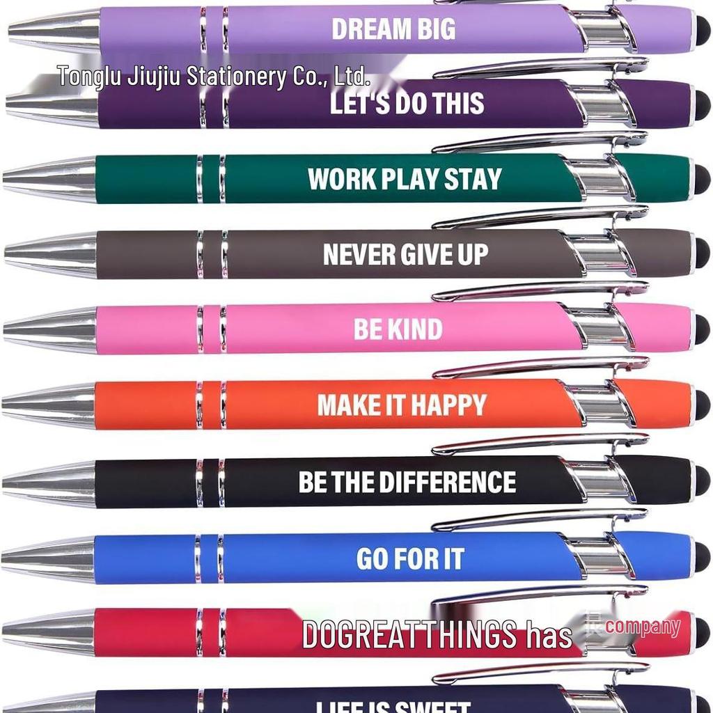 Meiji Multifunctional Metal Ballpoint Pen with Capacitive Stylus & Custom Logo