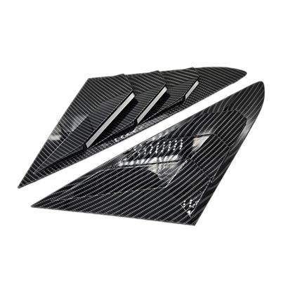 Para Hyundai Sonata 2015-2019 Capa de Venezianas Laterais para Janela com Aparência de Fibra de Carbono