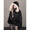 Amerikanische Harajuku Retro Jacke Herren Damen Einfache Plüsch Leopardendruck Jacke Locker Motorrad Hip Hop Jacke