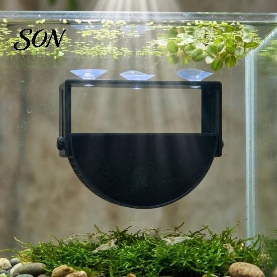 Aquatic Plant Protection Baffle Aquarium Filter with Suction Cups, Water Flow Controller, Fish Tank Hang-on Diffuser Accessory, Reducer Calmer