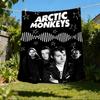 1pc Arctic Monkeys Merchandise Outdoor Flannel Blanket, Cozy & Warm Soft Te Playful Design, Napping Camping,