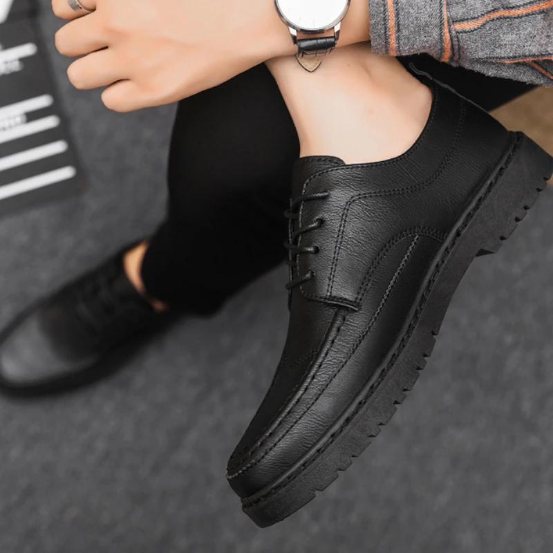 Mens Luxury Shoes Italy Oxford Leather Shoes for Men Classic Business Dress Shoes Quality Trend Casual Loafers Brogue Shoe