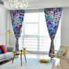 2 Curtains Exotic Bohemian Curtains Creative Personality Abstract Curtain Impression Pattern Classical Living Room Bedroom Shade