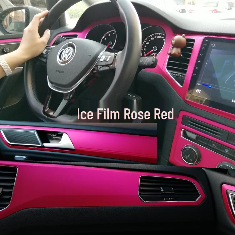 Golf Sportsvan Carbon Fiber Interior Stickers for Console & Gear Decoration