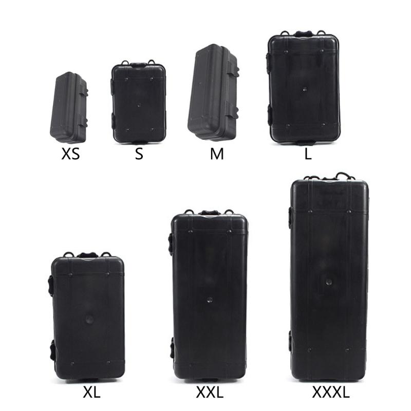 Water Resistant Storage Case For Tool Flashlight Tool Box Outdoor Camping Survival Shockproof Sealed Box