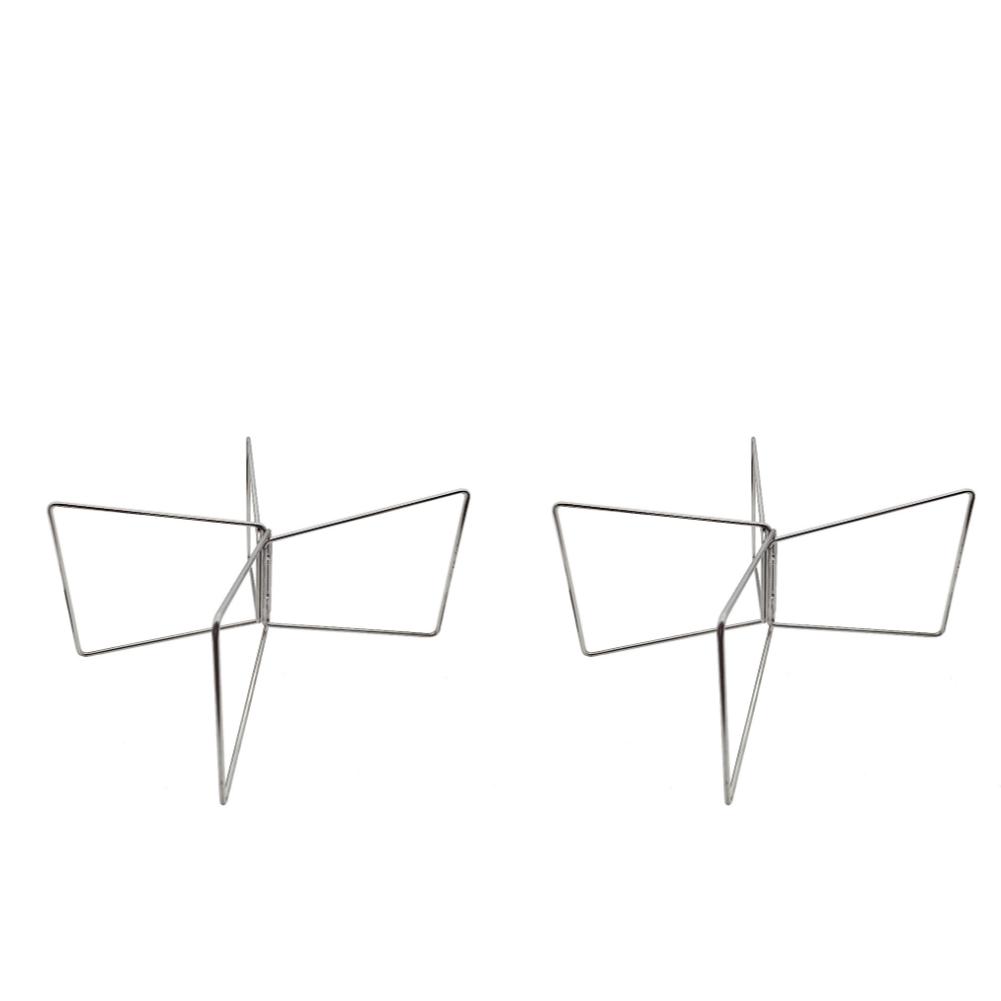 Luggage Rack Multi Cooler Stand Camping Ice Bucket Holder Rack Metal Folding Leg for Camping Hiking BBQ Cooking Picnic Outdoor