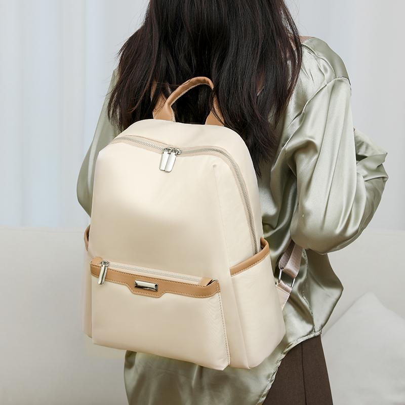 Nylon Small Backpack Women's Lightweight Commuter Backpack Student Travel Schoolbag