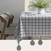 4/5/6/7/10Pcs Teardrop Shape Tablecloth Weight, Marble Tablecover Weight with Metal Clip, Pendant Stone for Outdoor Garden Party Picnic Table Covers