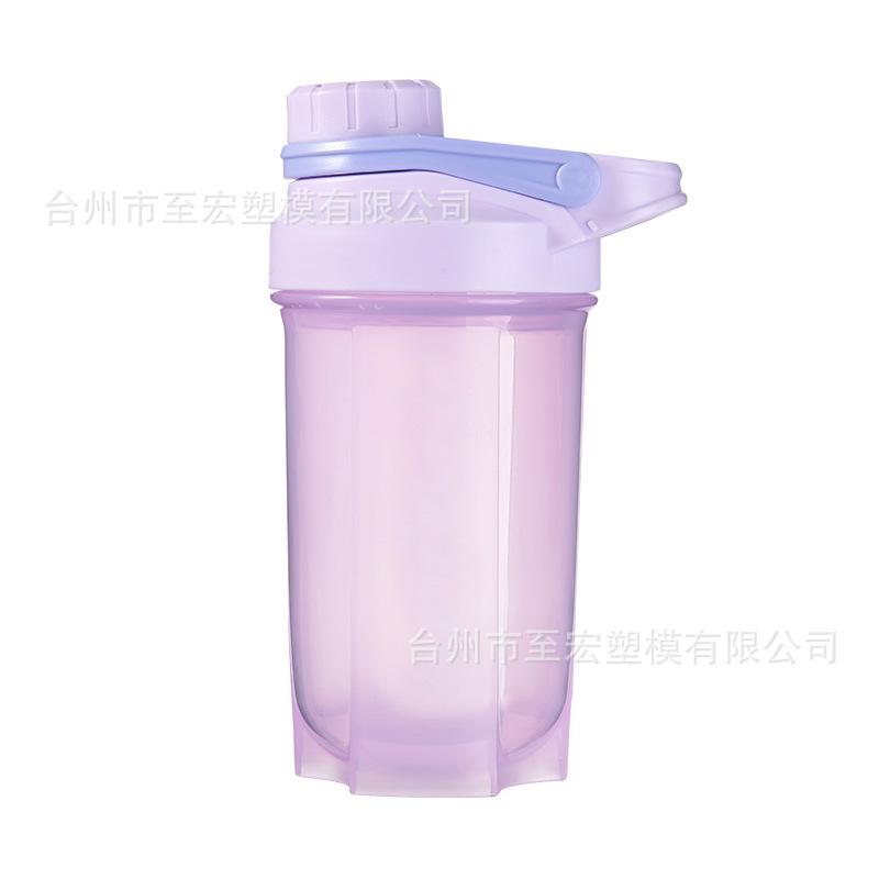 Water Bottle100ml Sports Fitness Water Cup Fashion Protein Powder Milkshake Cup Printable LOGO Giveaway Plastic Shaking Cup