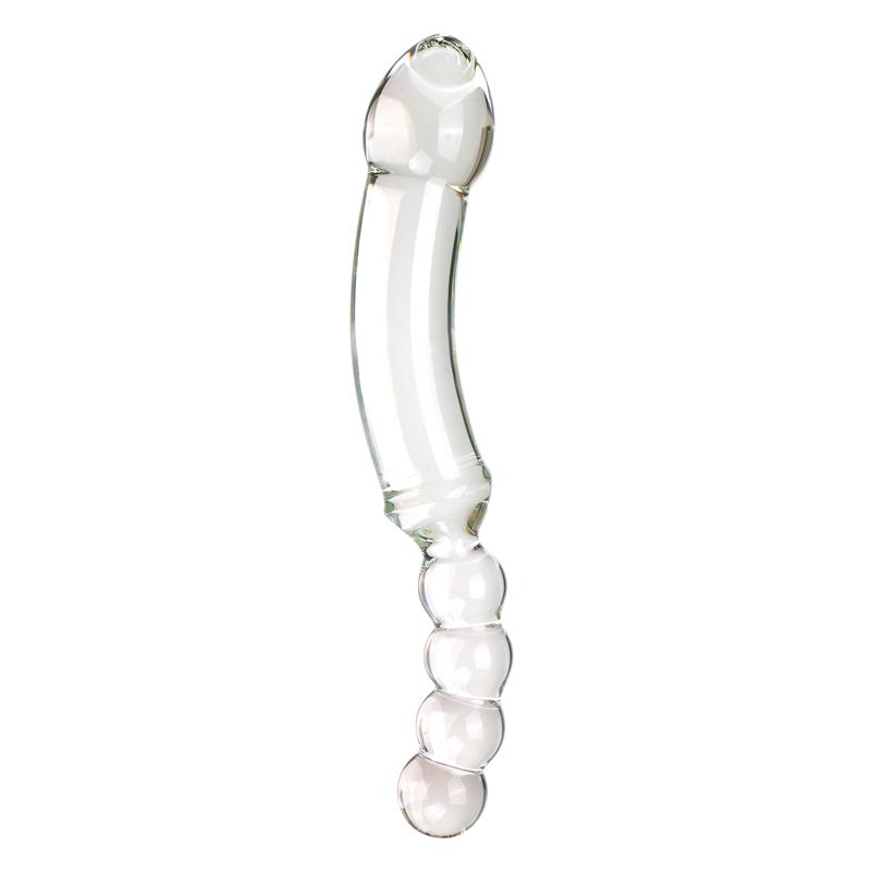 VaHppy Skleněné dildo Umělý penis velký 3,5–5,5 cm 1004 g Masturbátory pro ženy velké 3,5–5,5 cm Sexuální hračky Anální kolík ve tvaru pěsti