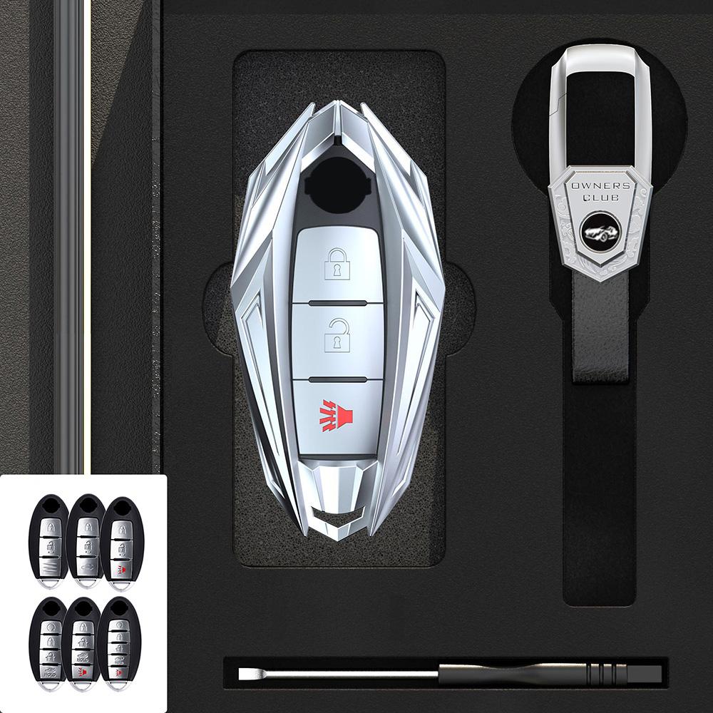 High-quality Car Key Case Cover for Nissan Leaf Micra Qashqai J11 J10 X Trail T32 Versa Note Patrol Key Fob Cover Accessories