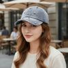 Creative Colorful Rhinestones Baseball Cap Distressed Design Sunshade Hat Simple Sunscreen Hat  Men