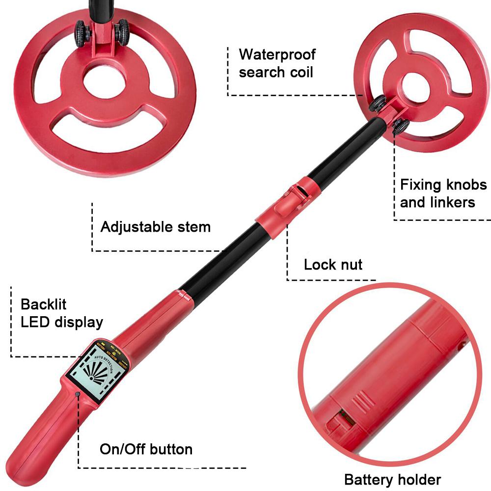 Φορητός Παιδικός Μεταλλικός Ανιχνευτής Νομισμάτων Συσκευή Εντοπισμού Φορητή Ράβδος Μεταλλικού Ανιχνευτή Υπογείου
