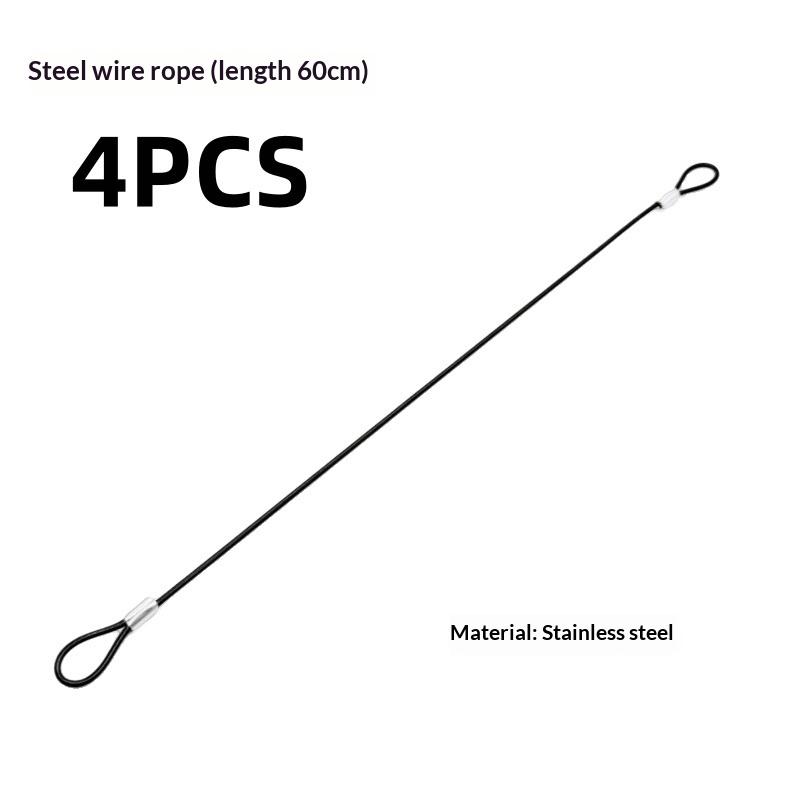 2/4Pcs Hand Wristband Hanging Ropes 30/60Cm Stainless Steel Safety Rope Lanyard For 13/12/11 Insta360 X4 Dji Sport Cameras