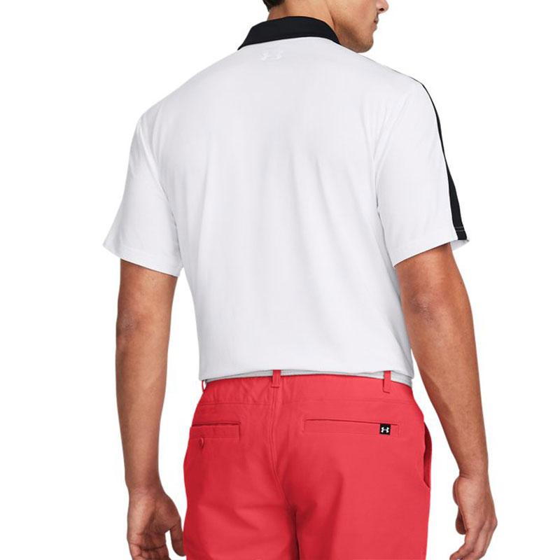 Under Armour Playoff 3.0 Letter Print Golf Short Sleeve Polo Men Polo White 1383153-100