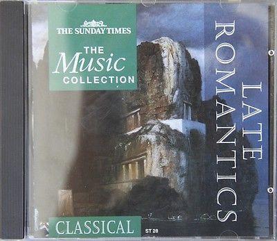 

CD VARIOUS Late Romantics ST28 Sunday Times 1995 UK Classical Used