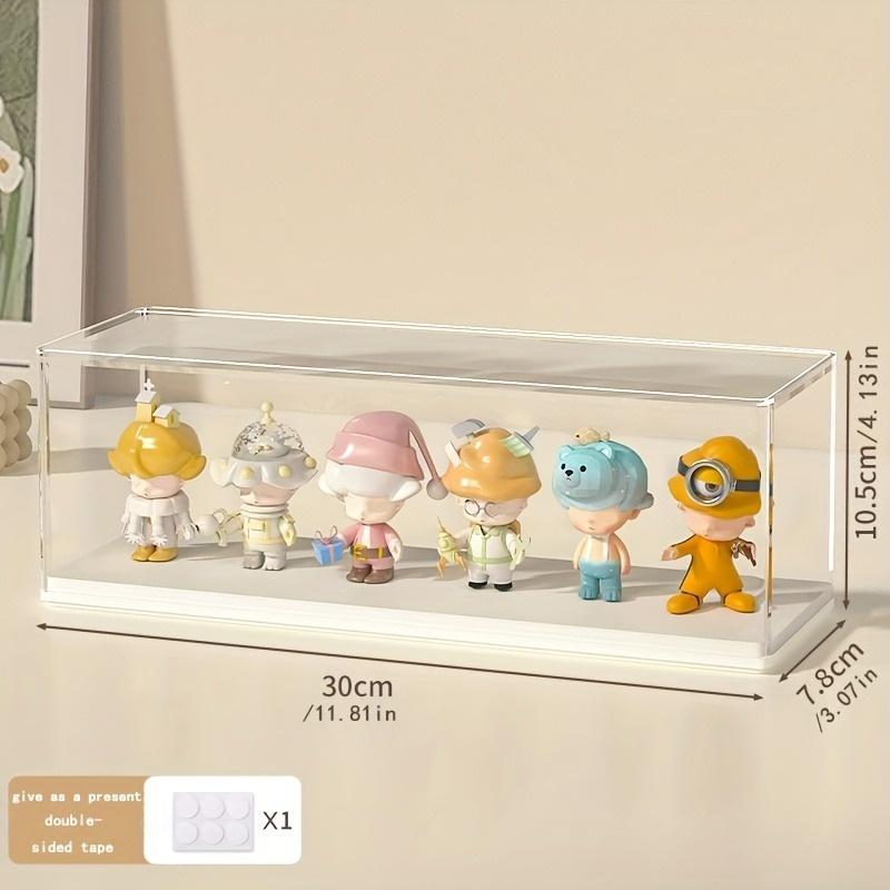Action Figures Storage Box Acrylic Blind Box Doll Display Rack Stacktable Doll Toy Storage Box Transparent Doll Showing Cabinet