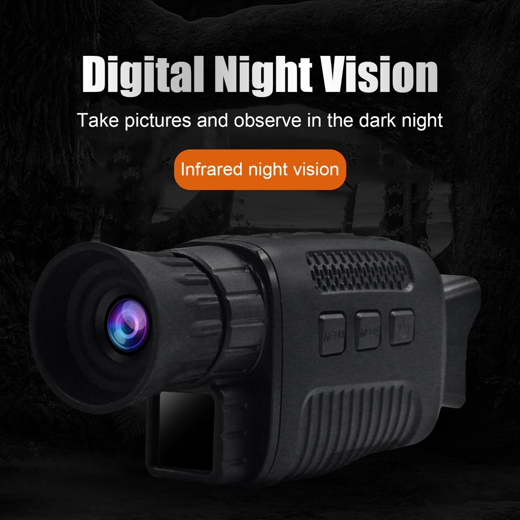 Monocular HD Infrared Digital Night   Device Black and White Night   for