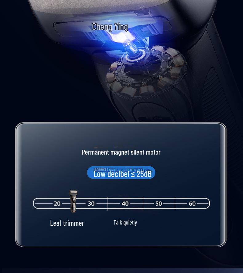 Cross-Border LZ-688 3-in-1 Electric Shaver: Razor, Nose Hair Remover & Hair Clipper