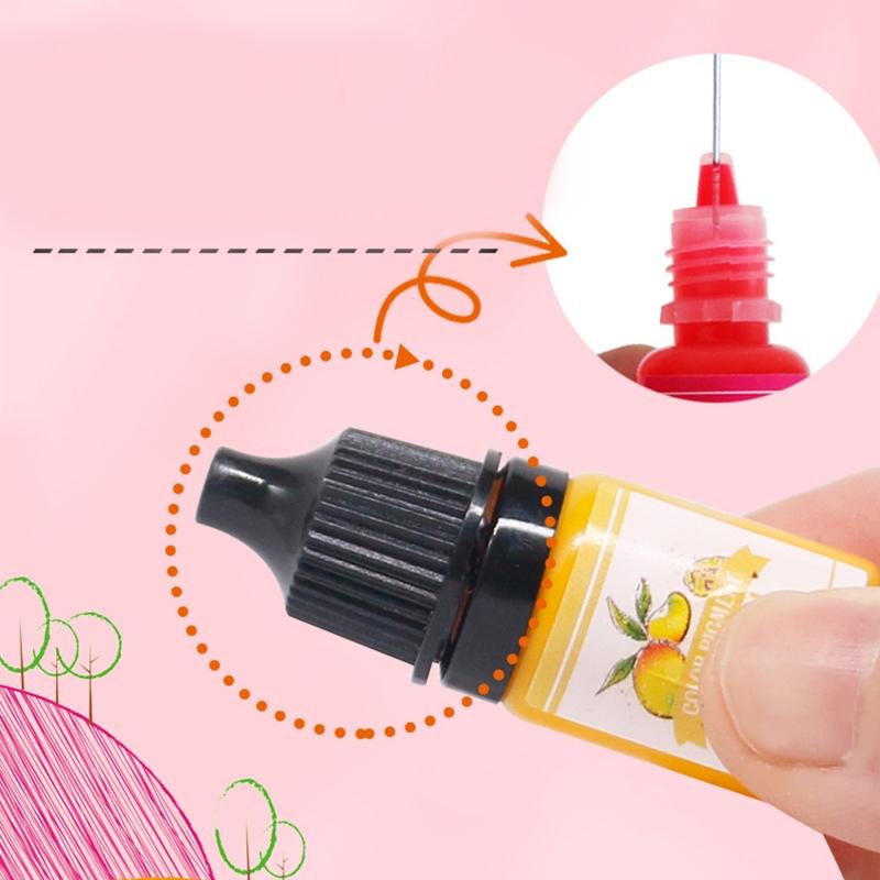 Epoxy Resin Pigment 24 Colors Transparent Non Toxic UV Epoxy Resin Dye Liquid Resin Coloring Jewelry Making 0.17oz Each