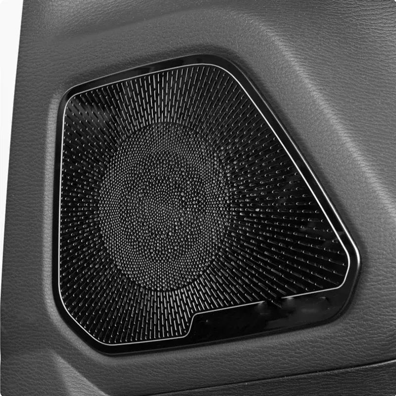 ABAIWAI Interior For Mitsubishi Outlander   2024 4 Door Audio Speaker Loudspeaker Frame Horn Decoration Cover Trim