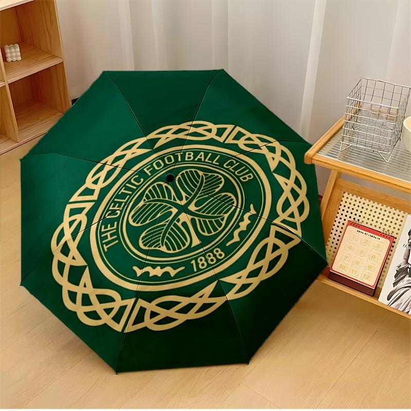Celtic Football Club Printed Umbrella Lightweight for Travel Camping and Leisure a Musthave for Family Holidays and Birthday Gifts