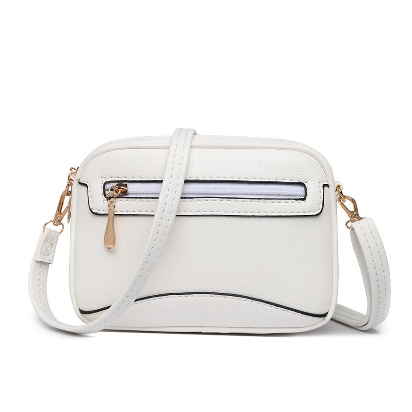 New Spliced Small Bag Korean Multi-functional Single Shoulder Crossbody Bag  Simple and High End Underarm Bag