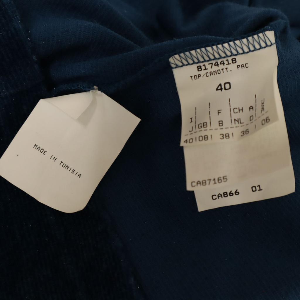 MAX&CO Short Sleeve Cut 40 Blue Navy Blue Max Mara Women Used