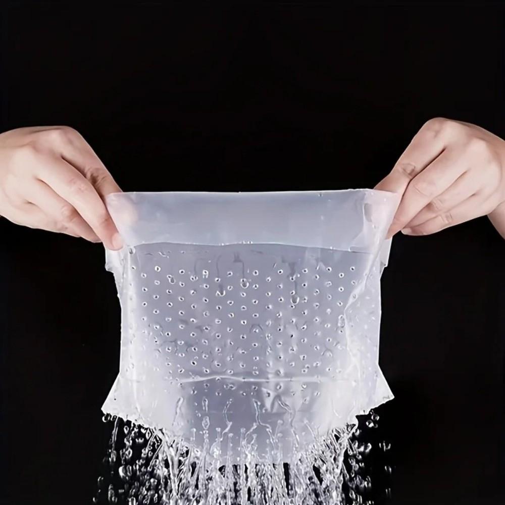 30/60/90PCS Foldable Disposable Waste Bag Anti-Clogging Leftover Vegetable Bag  Kitchen