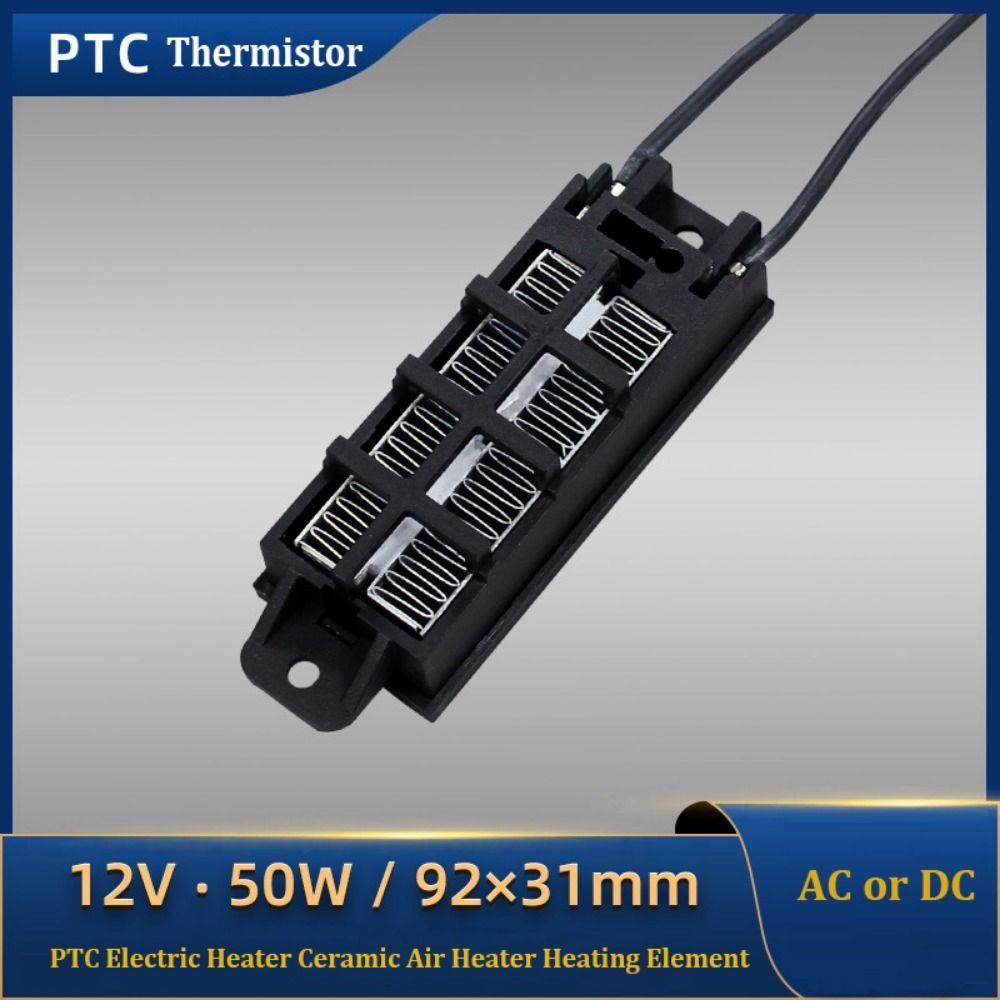 New 92*31mm 220V 50W Incubator Heater 10 Styles Black 70W24V Conductive Bracket Ceramic Air Heater