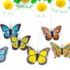 1Pc Random Color  Pet Kitten Electric Rotating Butterfly/Bird Flower Cat Teaser Steel Wire Toy