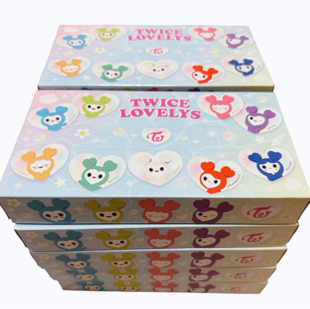 

[Б/У] TWICE LOVELYS оригинальная коробка салфеток x 10