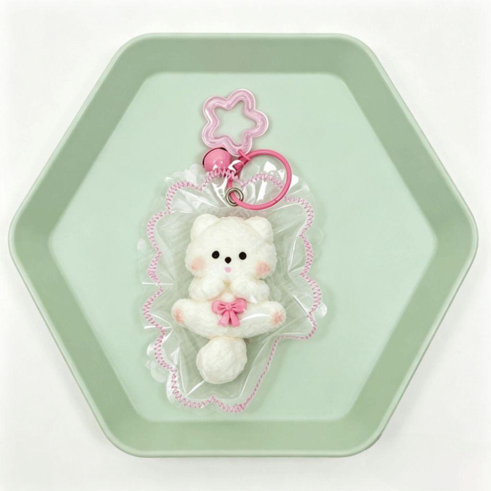 Squishy Pendant Kitty Squishy Keychain Soft Mochi Cat Fidget Toy  Desktop Decor
