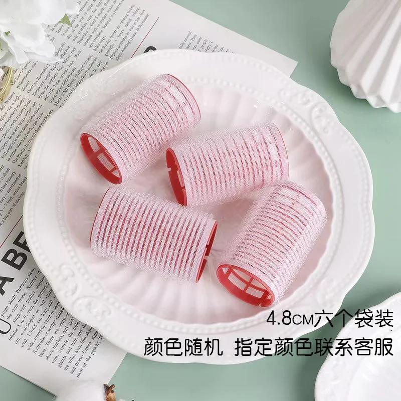 6Pcs Hair Rollers Heatless Curlers No Heat Hair Bangs Volume Salon Hairdressing Curlers Sticky Hair Styling Tool