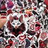 10 30 50Pcs Punk Horror Gothic Skull Witch Stickers Vintage Decals Laptop Motorcycle Skateboard Phone Cool Waterproof Sticker