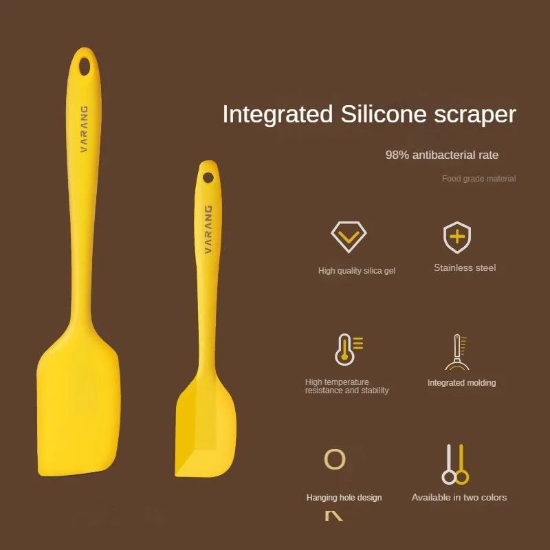 Tårtkrämspatel Köksredskap Konditoriverktyg Rörverktyg Köksartiklar Gul/brun Skrapa Kökstillbehör Hem