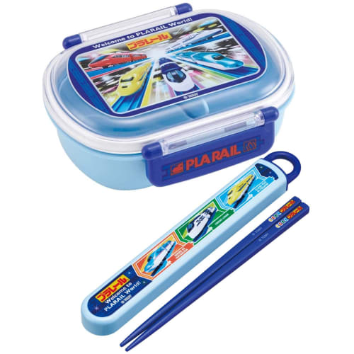 Skater Chopsticks, 16.5cm, with Chopstick Case, Plarail 23, for Children, Antibacterial, Made in Japan, ABS2AMAG-A