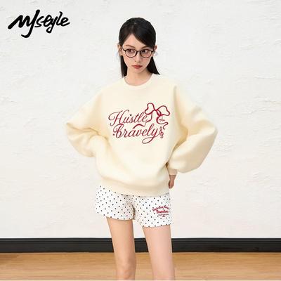 MJ STYLE Damen Oversize Langarm-Sweatshirt