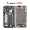High Quality Aluminum Alloy Middle Frame For Xiaomi 15T Pro, For Xiaomi 15T Pro Phone Middle Frame Bezel Plate Replacement Part