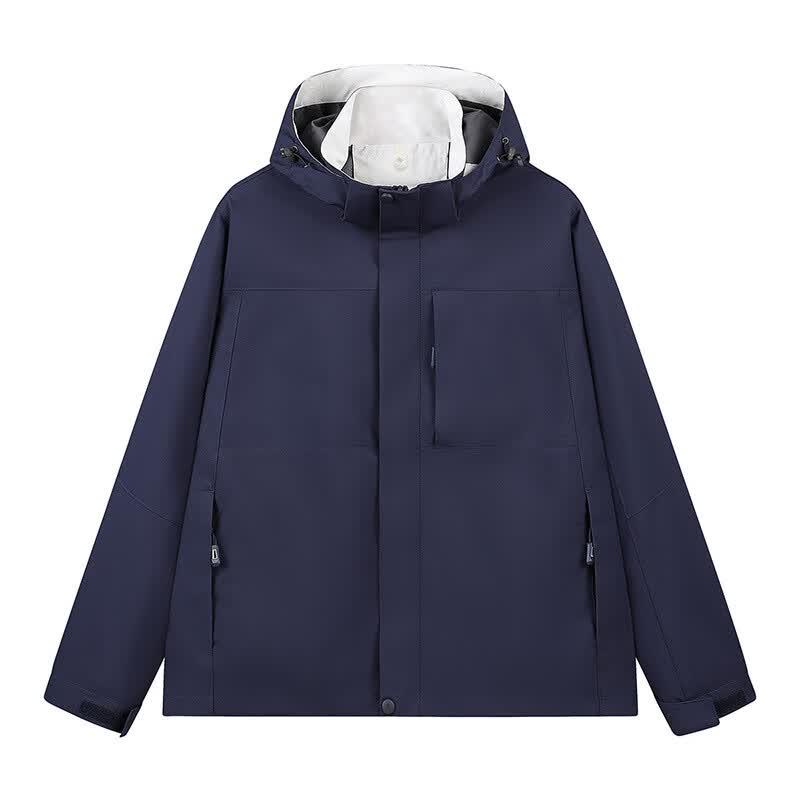 Buzhiyi Reversible Unisex Windproof Waterproof Outdoor Jacket 5XL